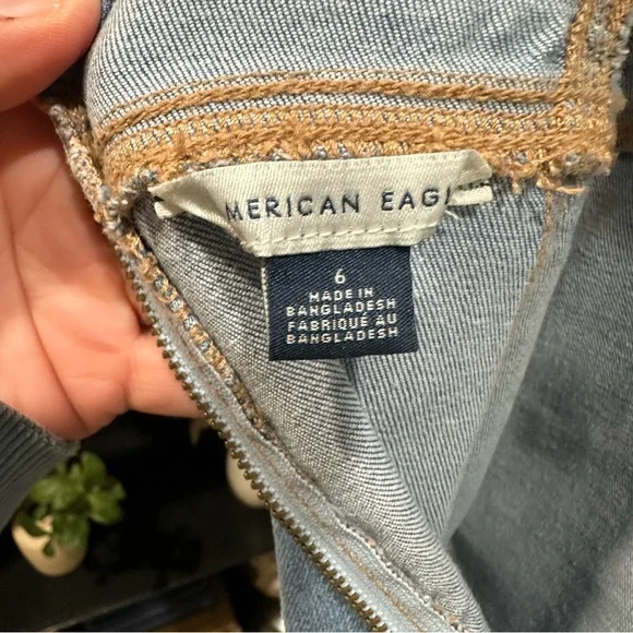 American Eagle Denim Button Front Midi Dress – Size 6 - Picture 11 of 11